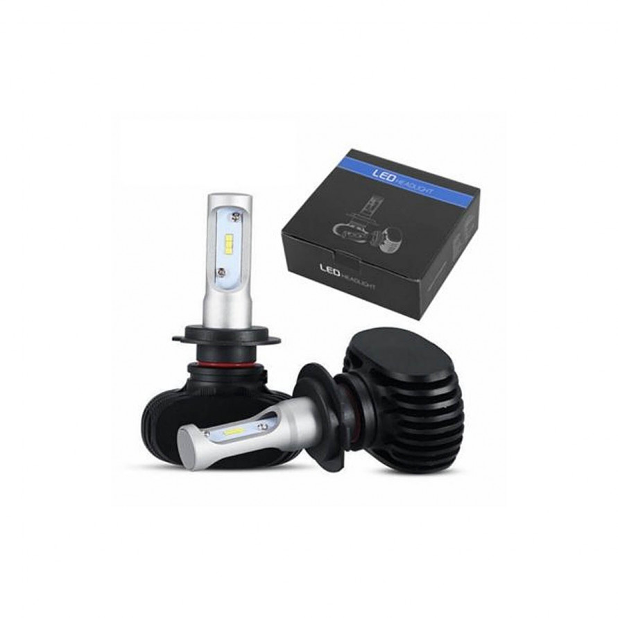 Лампы головного света светодиодные H7 LED 12-24V 6000K 5000Lm, 2шт, купить со скидкой, LEDH7PHIL 