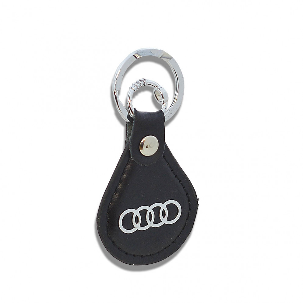 Брелок на ключ Audi кожа, купить со скидкой, BR-Audi 