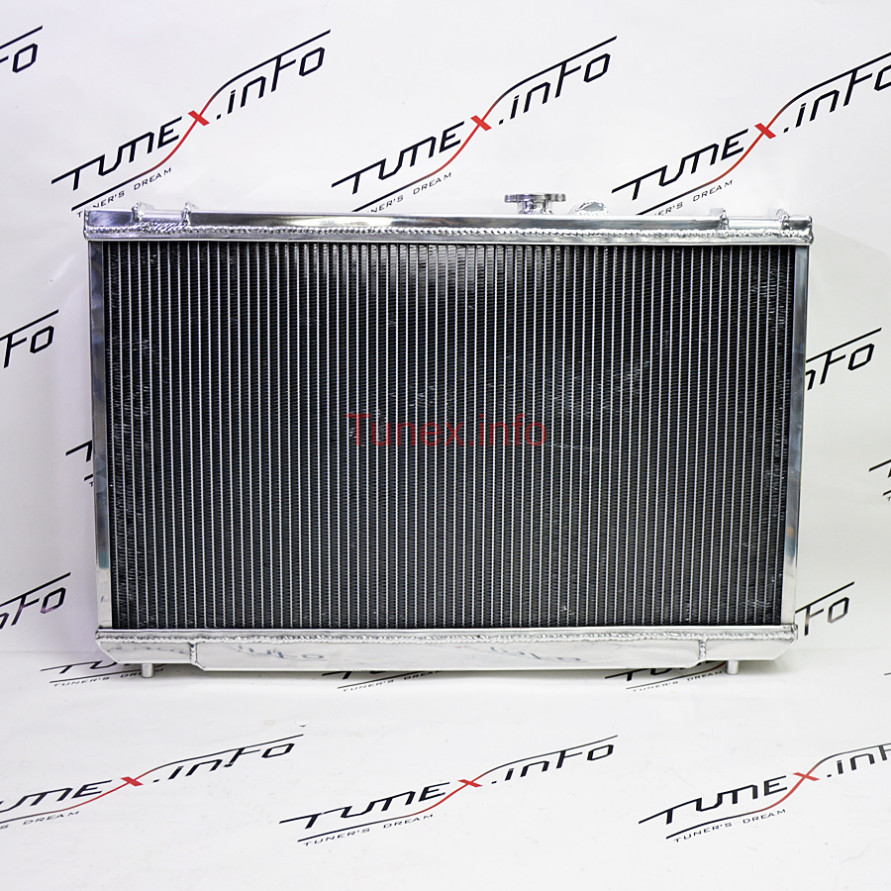 Радиатор алюминиевый Toyota JZX100 Chaser, MarkII, Cresta, 1JZ-GTE 50мм AТ, 16400-46490, купить со скидкой, ajr-TJZX100-AT50 Радиатор алюминиевый Toyota JZX100 Chaser, MarkII, Cresta, 1JZ-GTE 50мм AТ, 16400-46490 