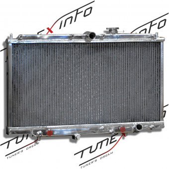 Радиатор алюминиевый Honda Accord 93-98, Prelude 96-00 1.8-2.3l 40mm AT