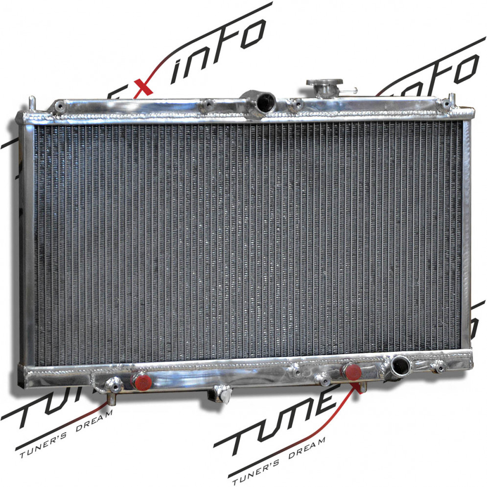 Радиатор алюминиевый Honda Accord 93-98, Prelude 96-00 1.8-2.3l 40mm AT, купить со скидкой, ajr-HAC2.2-AT40 