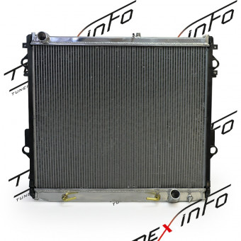 Радиатор алюминиевый Toyota Land Cruiser 200 4.5 дизель 08+ 50mm AT, 16400-51040