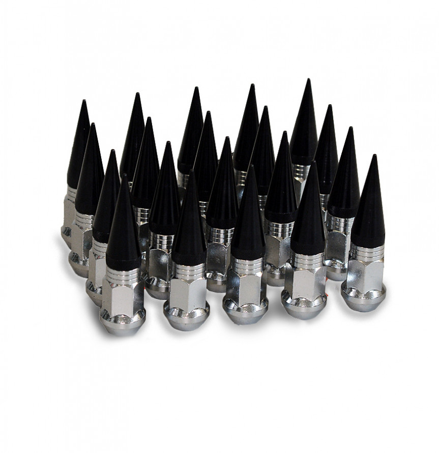 Гайки колесные Blox nut сталь + алюминий пики М12 х 1.25, купить со скидкой, exn123_black 