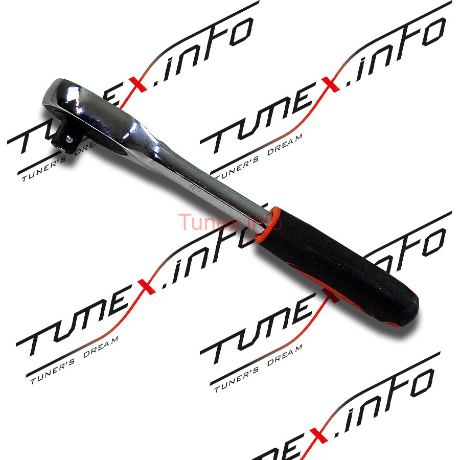 Трещотка для торцевых головок 1/2", 24 зубца, 250мм прямая, Сr-V, купить со скидкой, TRTG-03 