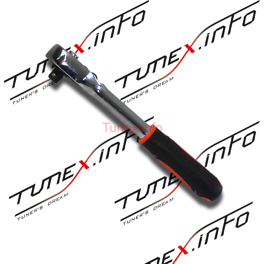 Трещотка для торцевых головок 1/4", 24 зубца, 150мм прямая, Сr-V, купить со скидкой, TRTG-01 Трещотка для торцевых головок 1/4", 24 зубца, 150мм прямая, Сr-V 