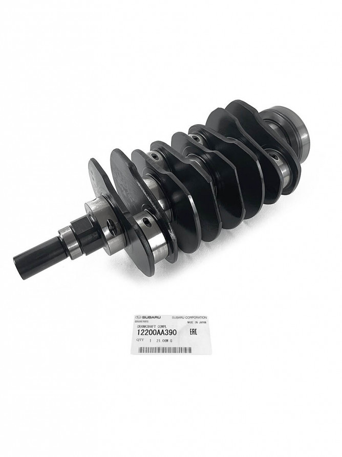 Коленвал Subaru Impreza WRX STi EJ20, EJ207 черный, 12200-AA390, купить со скидкой, 12200AA390 