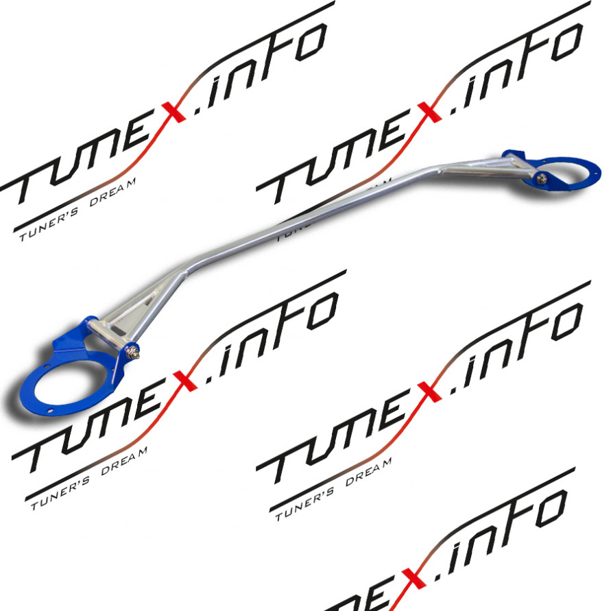 Распорка передняя верхняя Subaru Forester SG5, Impreza GDA, GDB Cusco style, купить со скидкой, STB300338_blue 