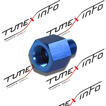 Адаптер переходный (муфта) 1\8 папа - M12x1.25 мама алюминий