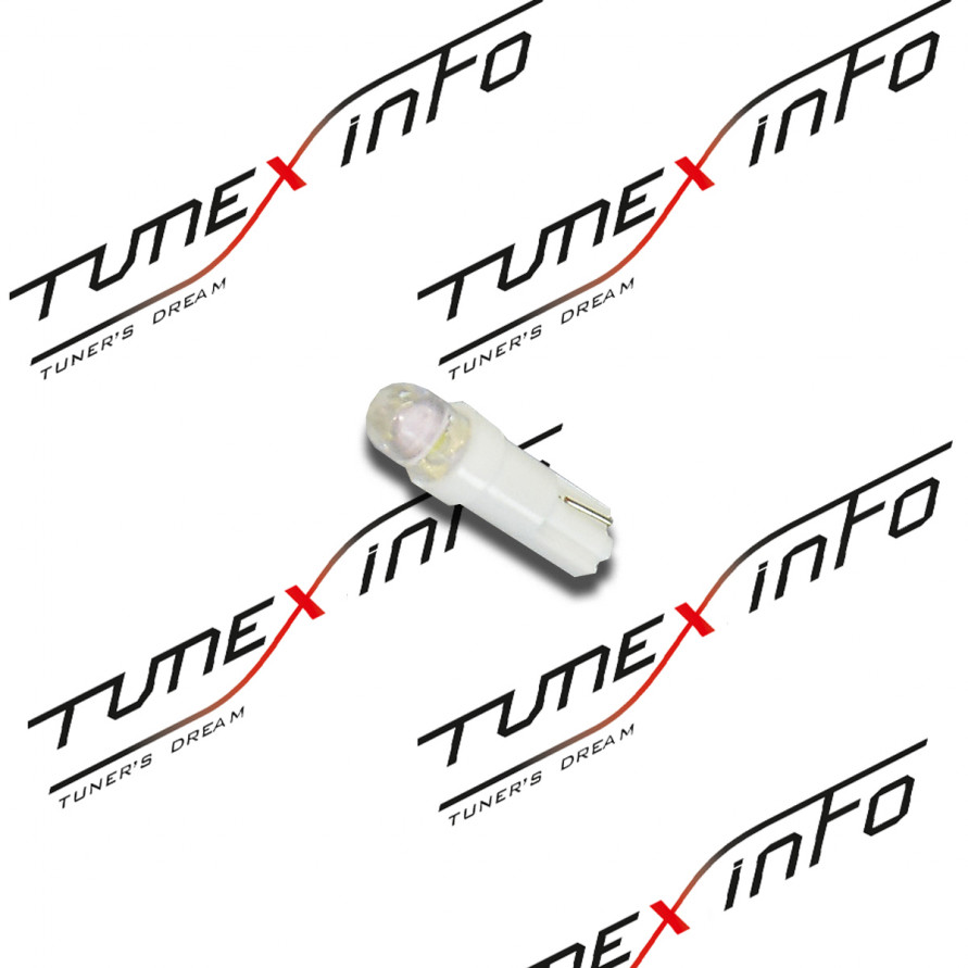 Лампа светодиодная T5 12V б/ц 1SMD белый линза (панель приборов) W2x4.6D KRAFT, КТ 700075, купить со скидкой, KT 700075 