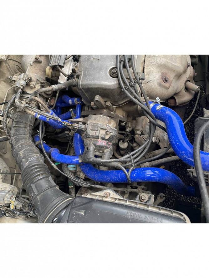 Патрубки радиатора и системы охлаждения Honda Civic D15B EK3, DB6, ZC 92-00 9шт, купить со скидкой, H003black 