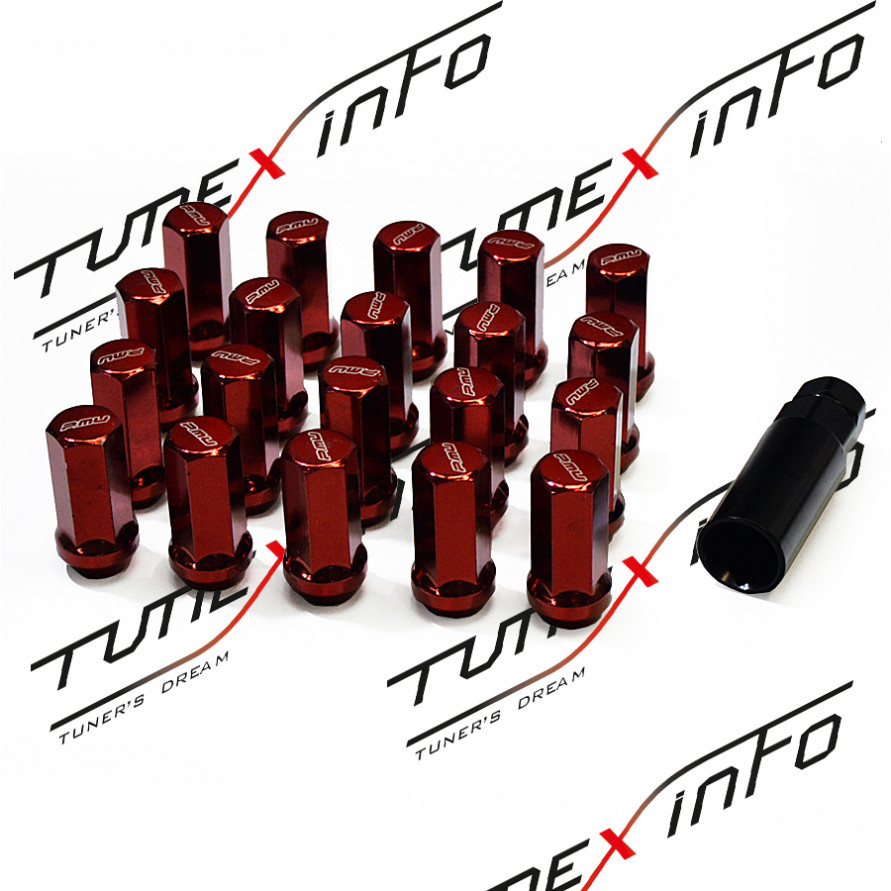 Гайки колесные Project Mu HYPER M12 x 1.5, купить со скидкой, exn011_red 