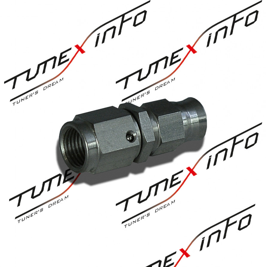Фитинг под шланг тефлоновый тормозной AN3 – М10 x 1.25 мама, SS, купить со скидкой, KRF-0073SS 