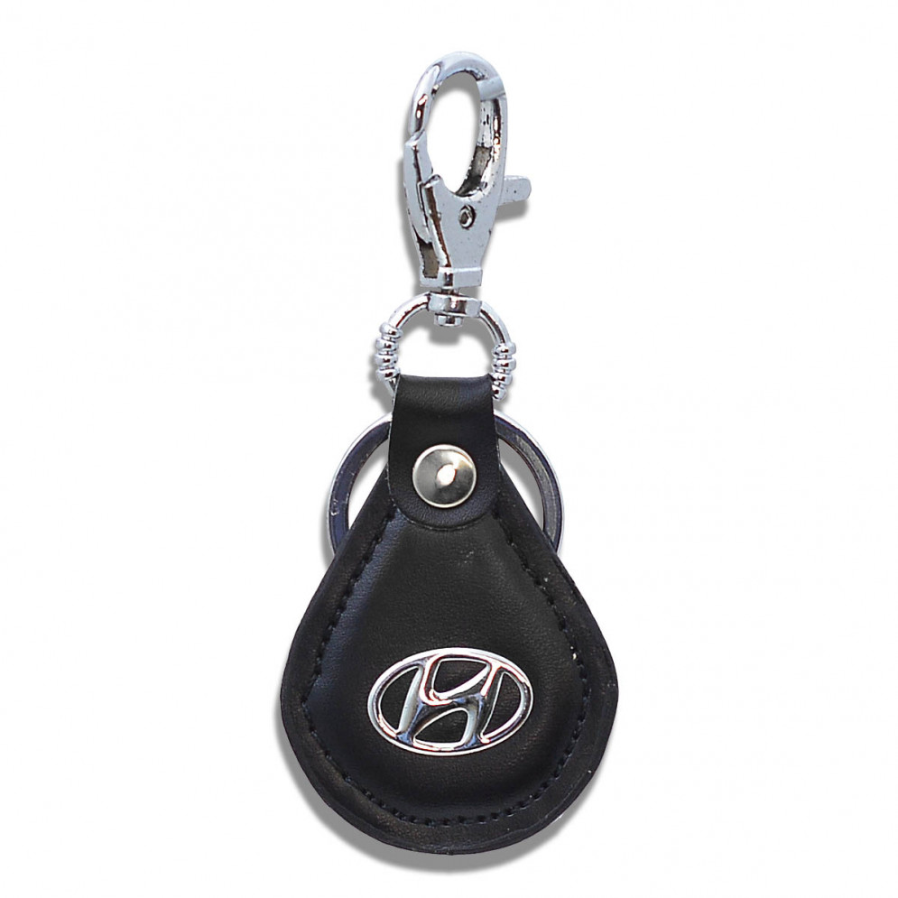Брелок на ключ Hyundai кожа №2, купить со скидкой, BR-Hyundai2 