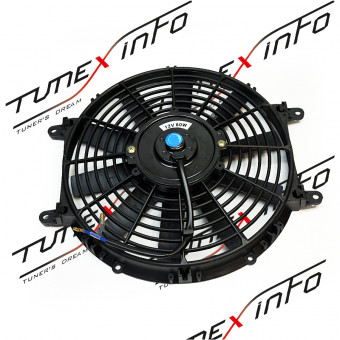 Вентилятор 12" 80W, (30см), прямые лопасти