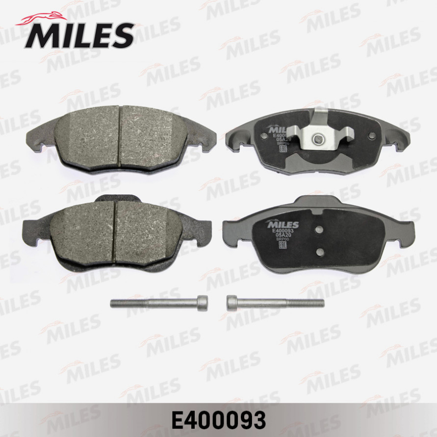 Колодки тормозные дисковые E400093 MILES, купить со скидкой, E400093 