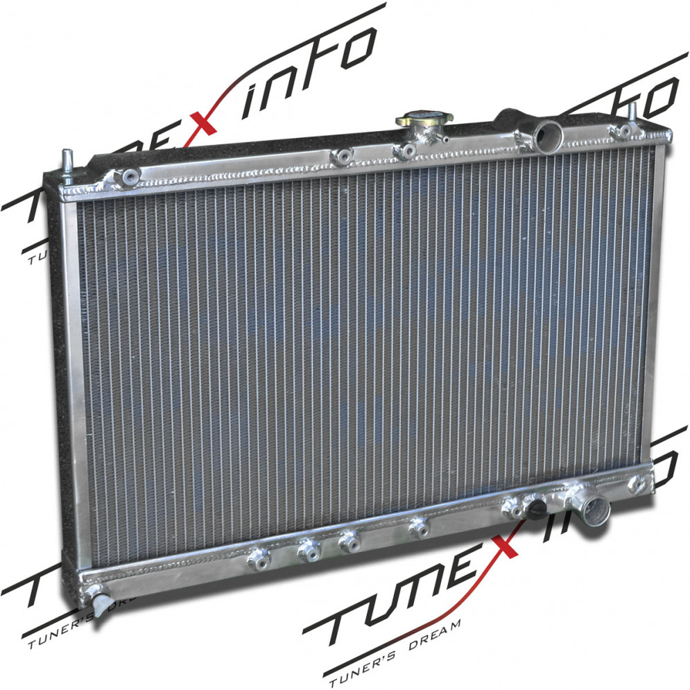 Радиатор алюминиевый MMC Lancer Evolution 1, 2, 3, Mirage, 50мм МТ, MB660567, купить со скидкой, ajr-MMSE1-MT50 Радиатор алюминиевый MMC Lancer Evolution 1, 2, 3, Mirage, 50мм МТ, MB660567 