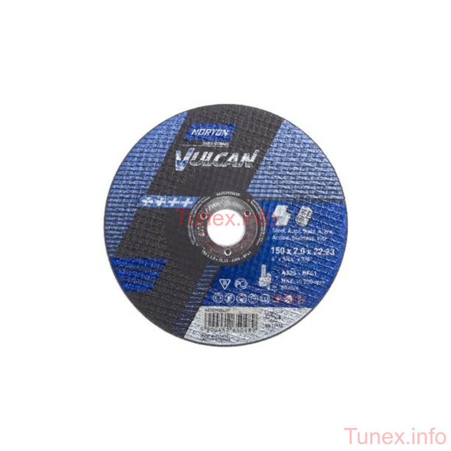 Диск отрезной Vulcan Inox 125 x 1,0 x 22,2мм, купить со скидкой, Диск отрезной Vulcan Inox 125 x 1,0 x 22,2мм 