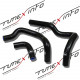 Патрубки печки Toyota JZX90 1JZ-GE, 2JZ-GE атмо, 3шт, купить со скидкой, alt-007black 