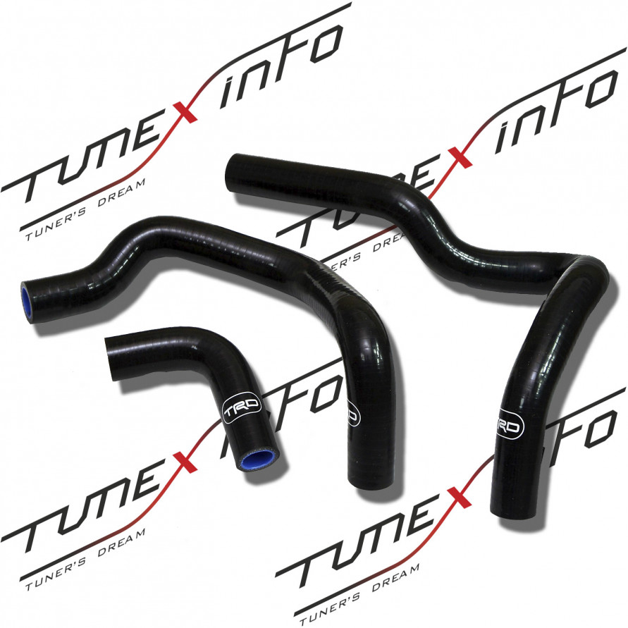Патрубки печки Toyota JZX90 1JZ-GE, 2JZ-GE атмо, 3шт, купить со скидкой, alt-007black 