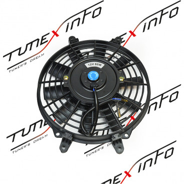Вентилятор 9" 80W, (23см), прямые лопасти