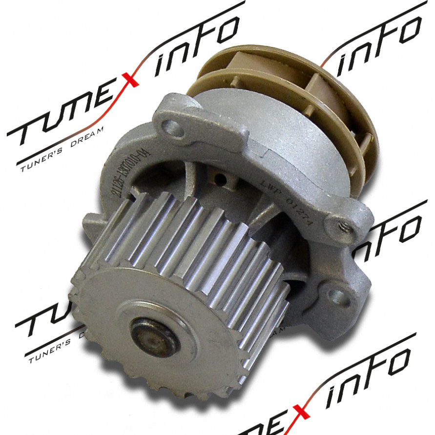 Насос водяной +25%, помпа Luzar Turbo ВАЗ 1118, 2170 после 08г. 2190 16 кл. Vesta, X-Ray, LWP01274, купить со скидкой, LWP 01274 