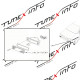 Стекло фонаря NISSAN 26136-51E00, купить со скидкой, 2613651E00 Стекло фонаря NISSAN 26136-51E00 