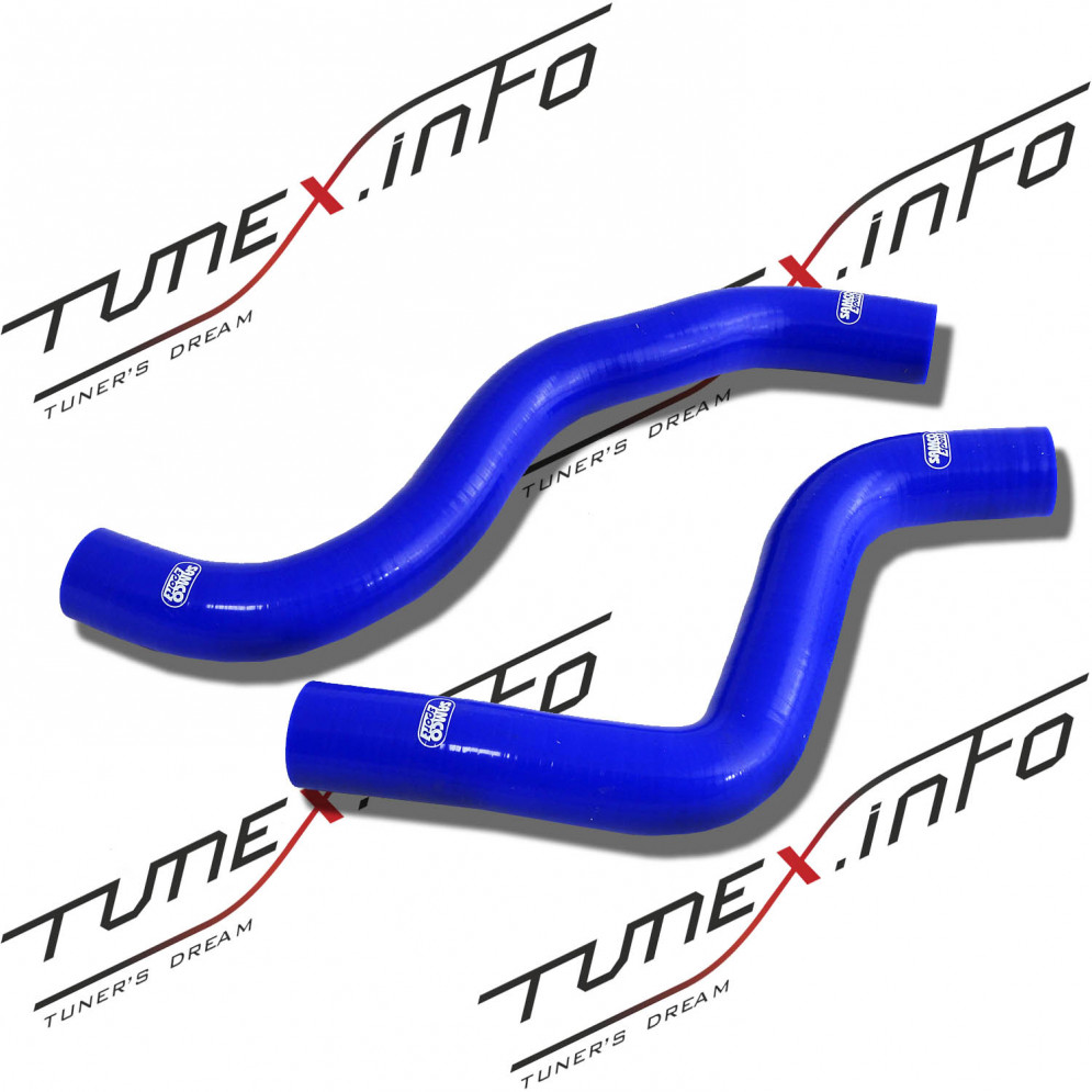 Патрубки радиатора силиконовые MMC Lancer Evolution 7, 8, 9, CT9A 2шт, купить со скидкой, L007blue 