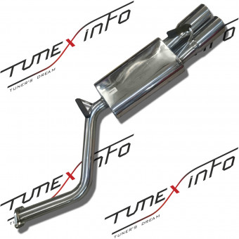 Глушитель, кетбек Toyota 1JZ-GE JZX100, атмо BassStar style