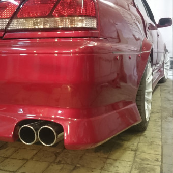 Глушитель, кетбек Toyota 1JZ-GE JZX100, атмо BassStar style