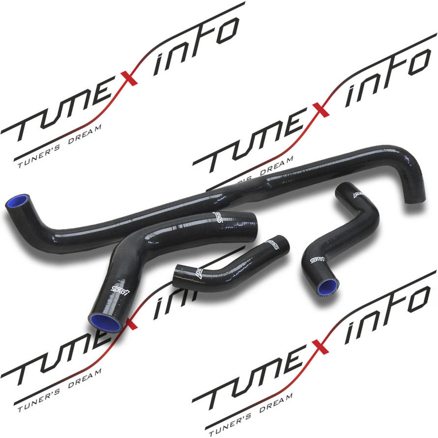 Патрубки радиатора Subaru Tribeca EZ30, EZ36 4шт, купить со скидкой, ALS-008_black 