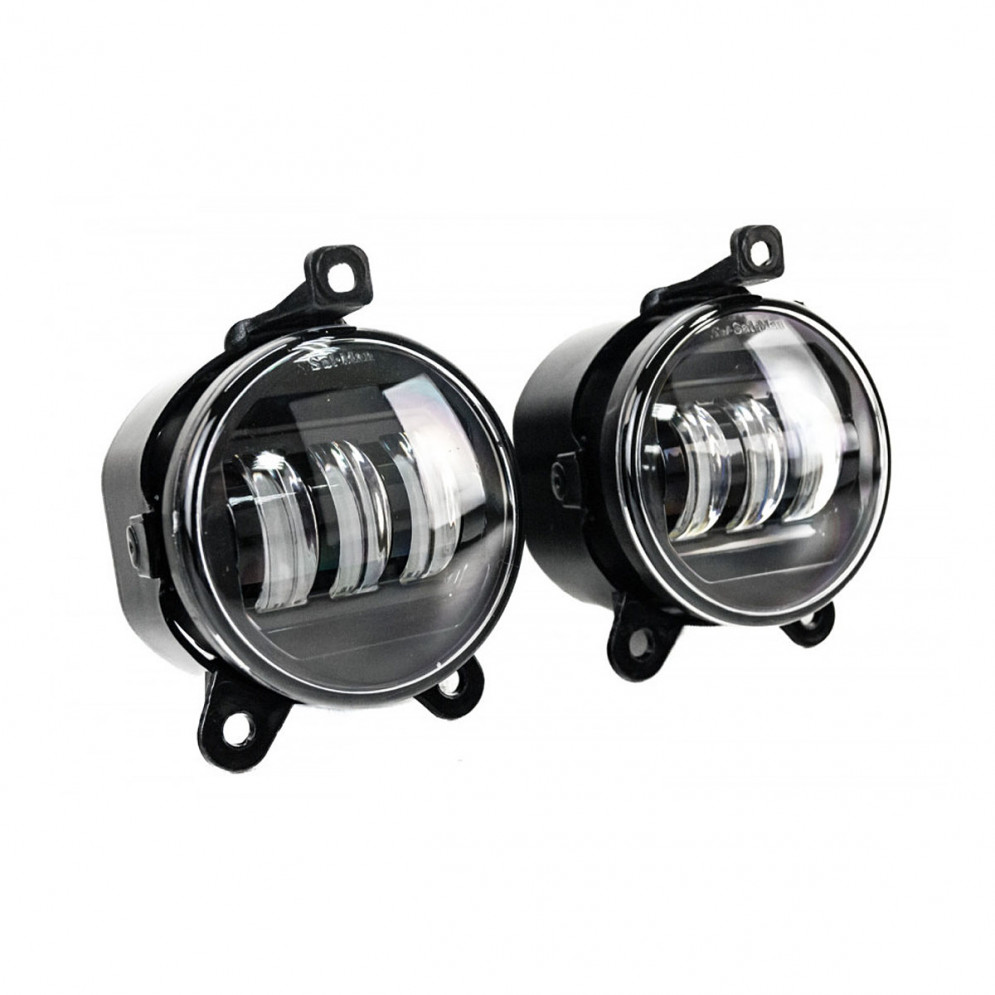 Фары противотуманные ВАЗ 2170, Приора, Шеви Нива рестайл 13W, 3LENS, 12-24V, 37LED 90x60мм , 2шт, купить со скидкой, TR-118 