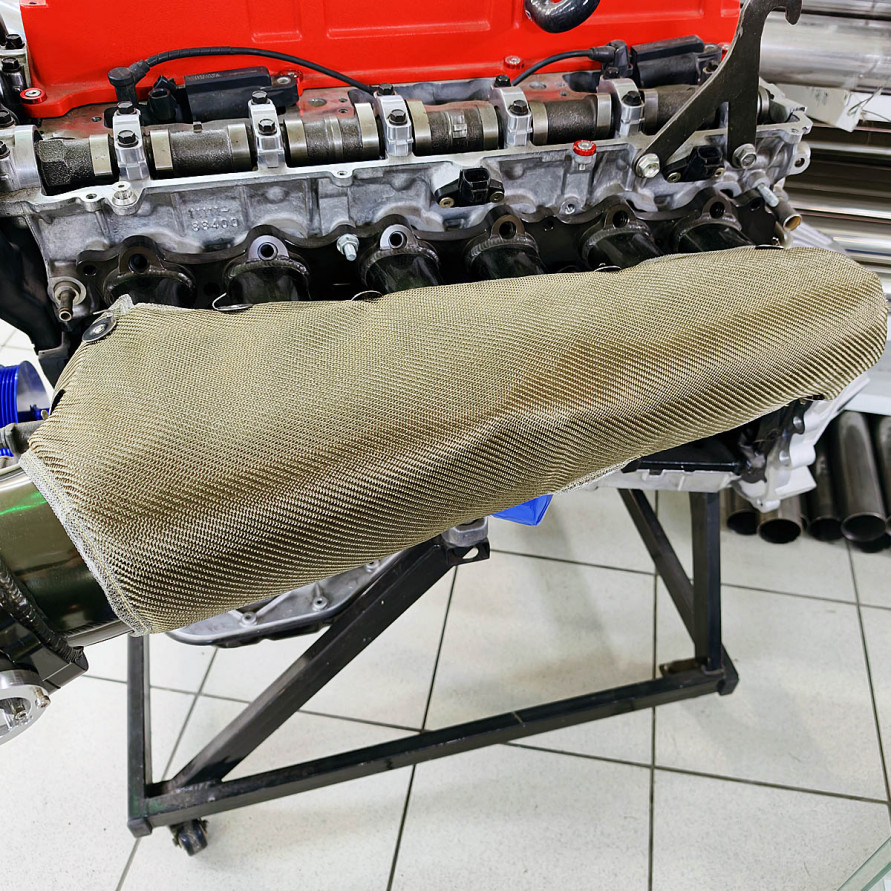 Термошуба впускного коллектора Toyota 2JZ, купить со скидкой, tur-011 