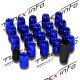 Гайки колесные RAYS стальные + алюминий M12 x 1.5, купить со скидкой, exn117blue 