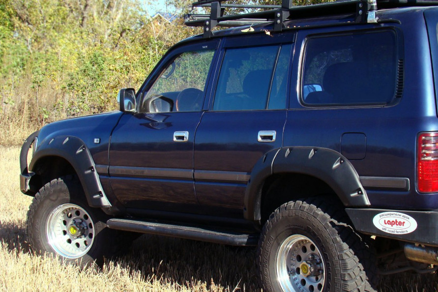 Расширители колесных арок, фендера Toyota Land Cruiser 80 Lapter, купить со скидкой, ТLC 80-01 
