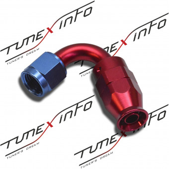Фитинг под шланг тефлоновый PTFE AN4 120гр