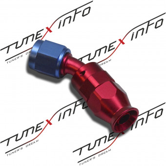 Фитинг под шланг тефлоновый PTFE AN4 30гр