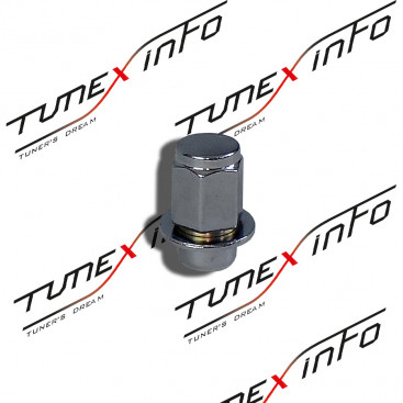 Гайка колесная M12 x 1.5 47мм с шайбой, 1шт