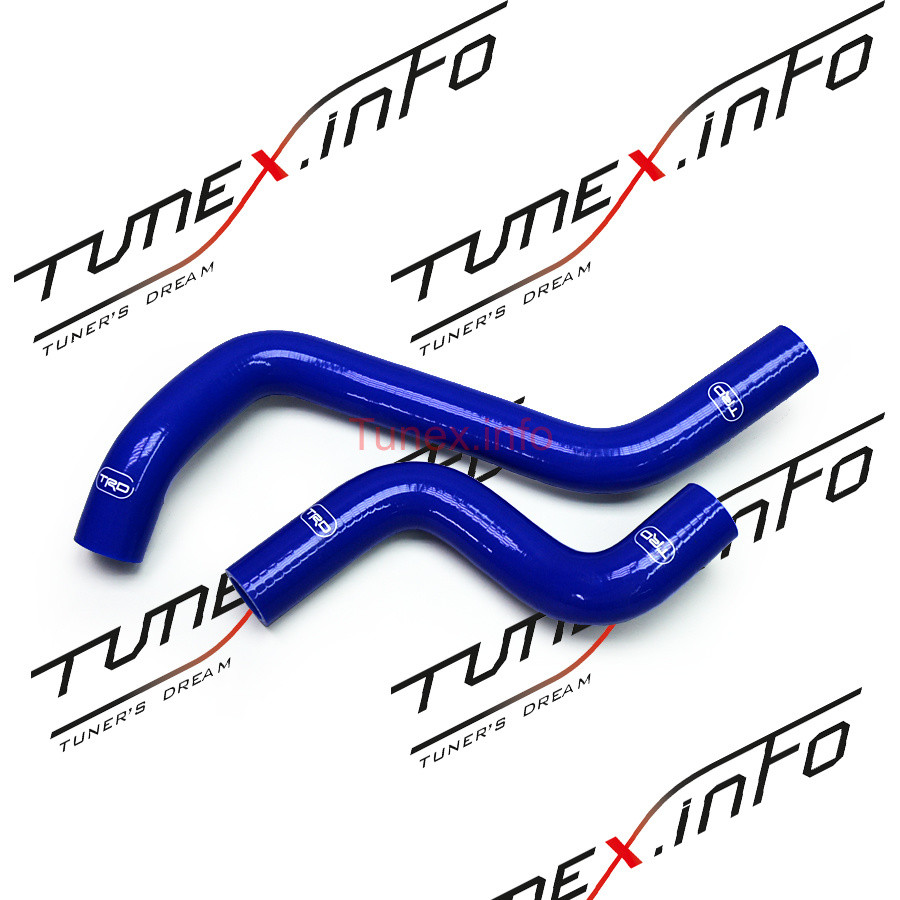 Патрубки радиатора Toyota Starlet Turbo EP91, 4E-FTE, купить со скидкой, T005blue 