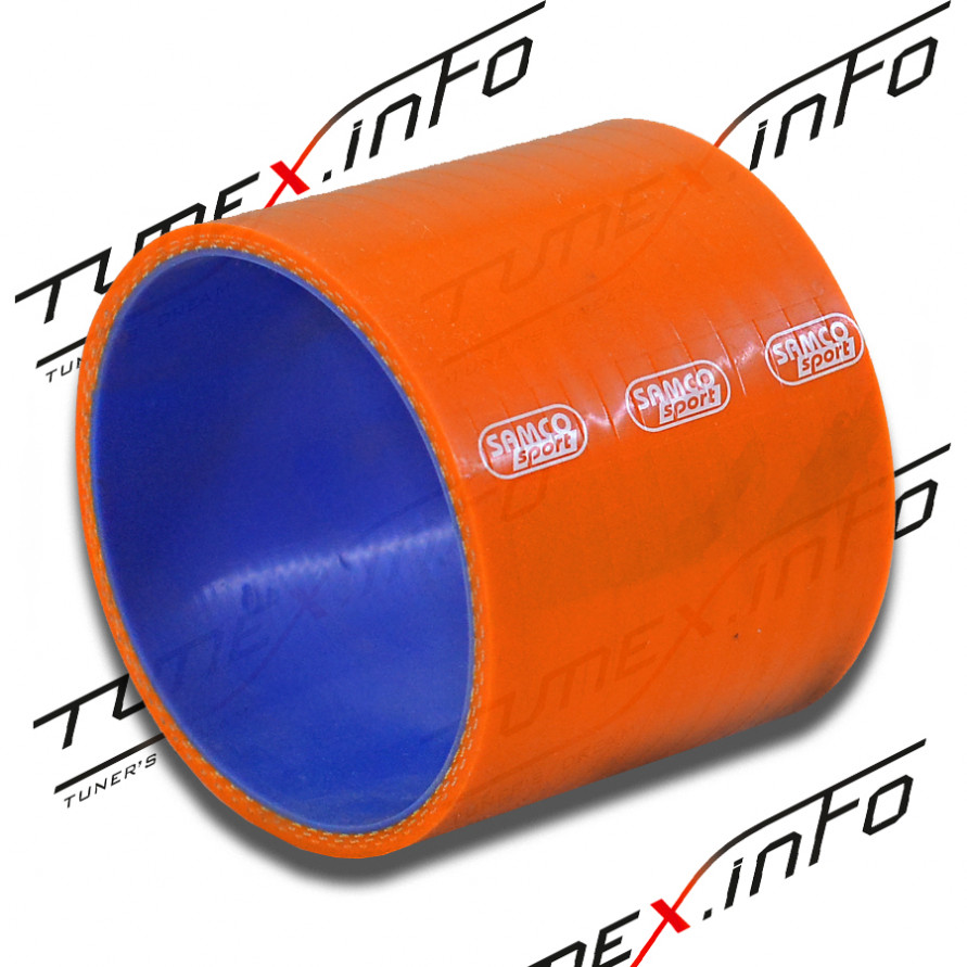Патрубок силиконовый 0гр 76мм L=76мм, купить со скидкой, 000076_orange 