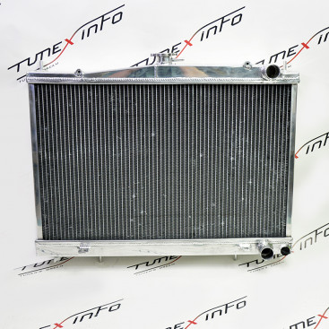 Радиатор алюминиевый Nissan Skyline R33, R34 50мм AT, 21460-21U00, 21450-21U00
