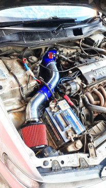 Холодный впуск на Honda H23 70мм K&amp;N