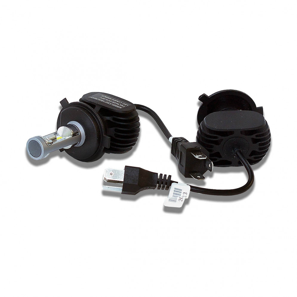 Лампы головного света светодиодные H4 LED 12-24V 6000K 5000Lm, 2шт, купить со скидкой, 17_00220098 