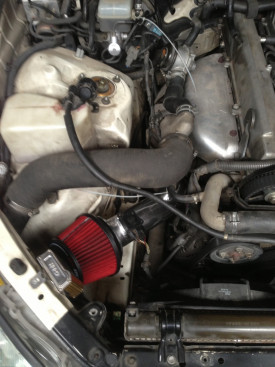 Впуск холодный Toyota JZX110 под родную турбину с MAFом