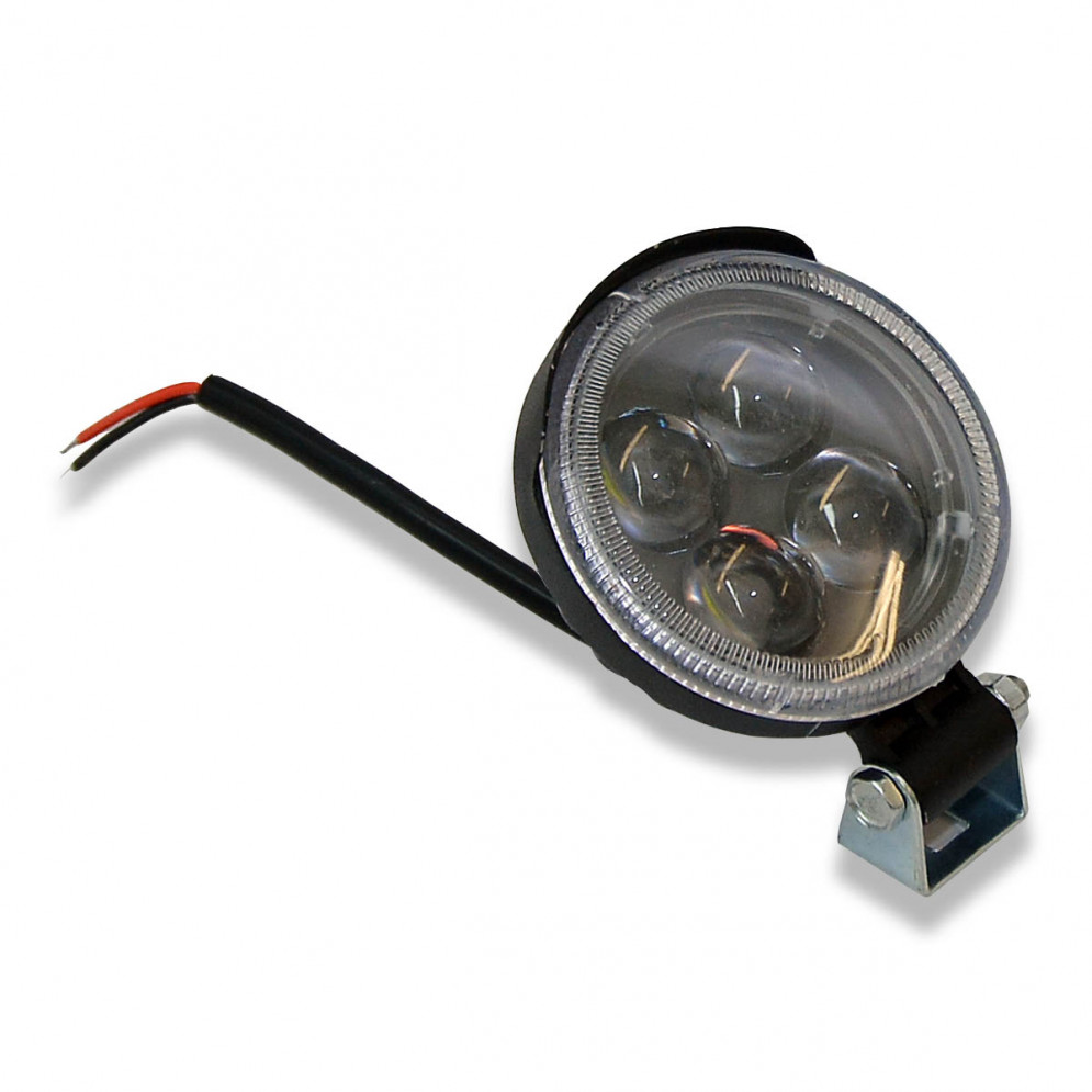 Фара противотуманная 12W 4 диода линза 12V-24V круг D80мм 1560Lm 1шт, купить со скидкой, 17_00198717 