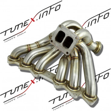 Выпускной коллектор Toyota 2JZ-GTE T4 Twin-Scroll тип 3, 3мм