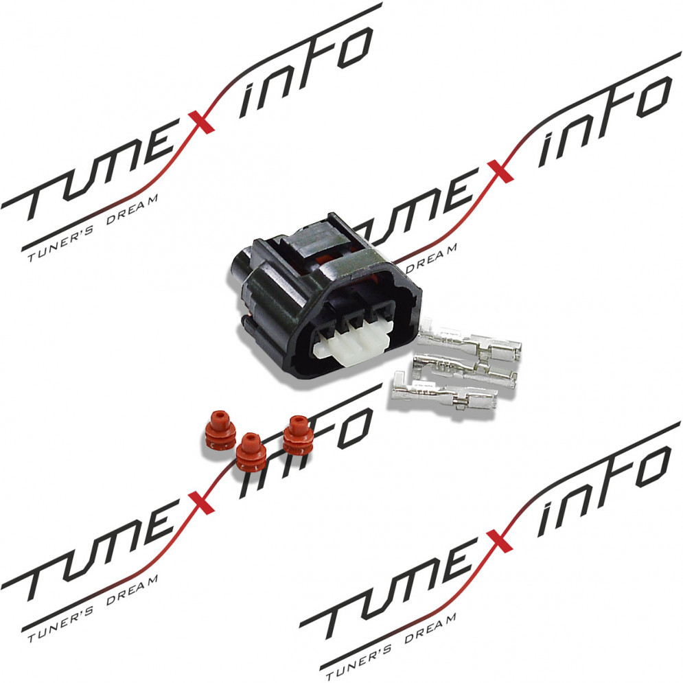 Разъем, фишка 3 пина датчика положения ДЗ Toyota 90980-11261, купить со скидкой, ent-F026 