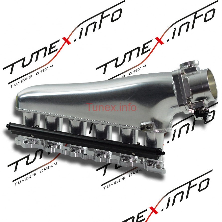 Коллектор впускной фрезерованный Toyota 2JZ-GE Атмо c дросселем 90мм и топливной рейкой, купить со скидкой, BK-3123SET 