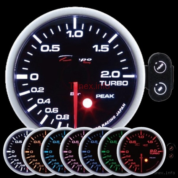 Датчик DEPO 60мм 7 цветов Water Temp, Температура ОЖ, купить со скидкой, PK-SC6037B 