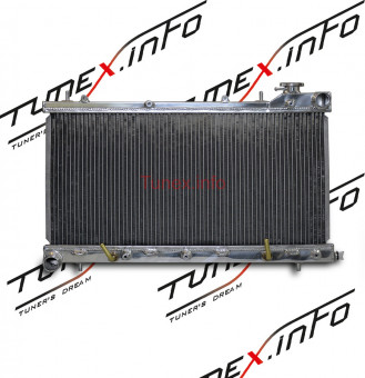 Радиатор алюминиевый Subaru Forester SF5, Impreza GC8 атмо 40мм АТ, 45111FC340