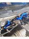 Патрубки печки Toyota JZX90 1JZ-GE, 2JZ-GE атмо, 3шт с само-зажимными хомутами, купить со скидкой, alt-007-9clump_Blu 